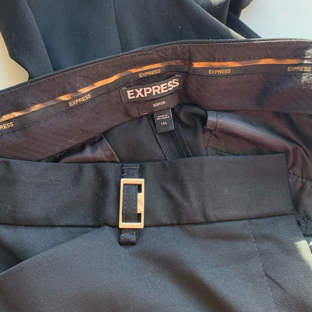 Black Editor trousers